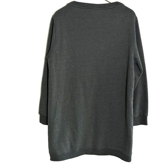 Tentree Fleece Crew Dress Size Large Pockets Organic Cotton Comfort Women - Picture 9 of 9
